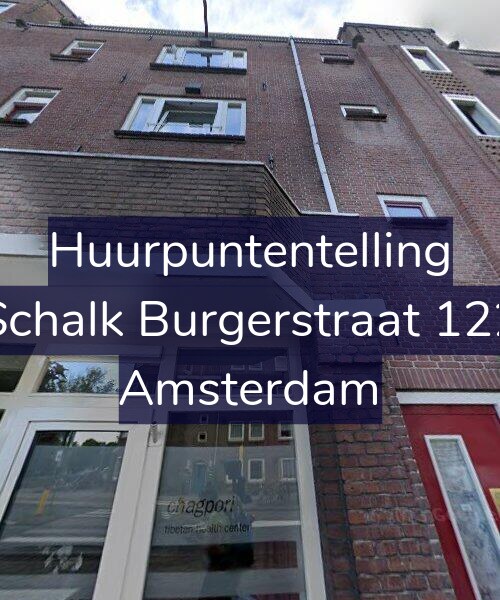 Foto gevel Huurpuntentelling voor Schalk Burgerstraat 122, Amsterdam