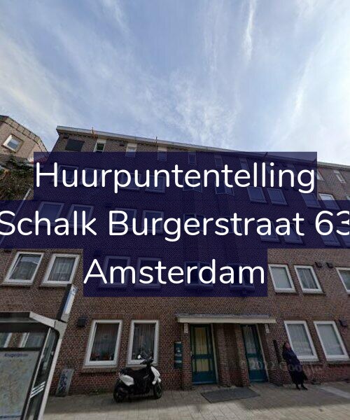 Foto gevel Huurpuntentelling voor Schalk Burgerstraat 63, Amsterdam