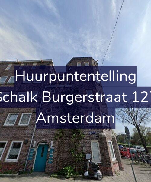 Foto gevel Huurpuntentelling voor Schalk Burgerstraat 127, Amsterdam