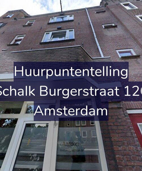 Foto gevel Huurpuntentelling voor Schalk Burgerstraat 126, Amsterdam