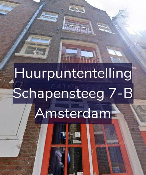 Foto gevel Huurpuntentelling voor Schapensteeg 7-B, Amsterdam