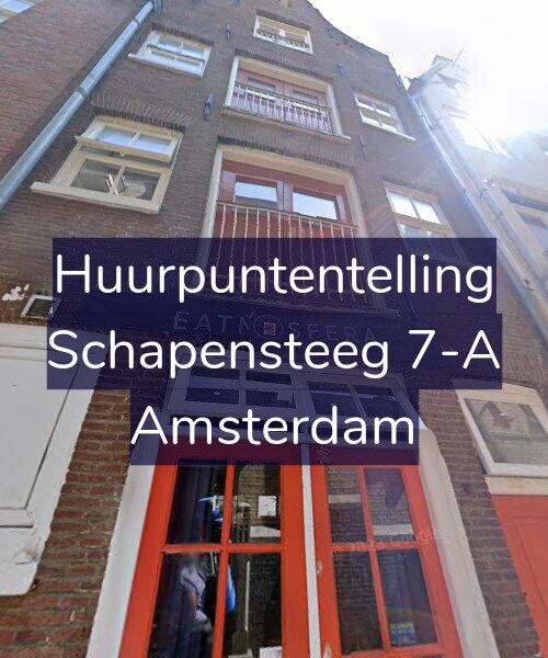Foto gevel Huurpuntentelling voor Schapensteeg 7-A, Amsterdam