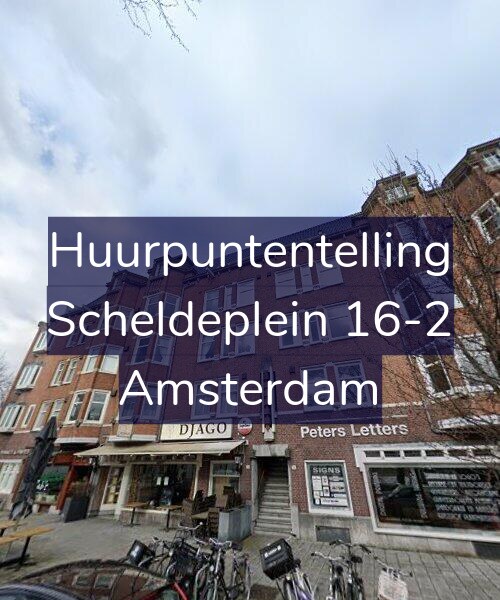 Foto gevel Huurpuntentelling voor Scheldeplein 16-2, Amsterdam