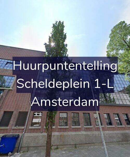 Foto gevel Huurpuntentelling voor Scheldeplein 1-L, Amsterdam