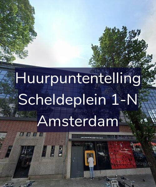 Foto gevel Huurpuntentelling voor Scheldeplein 1-N, Amsterdam