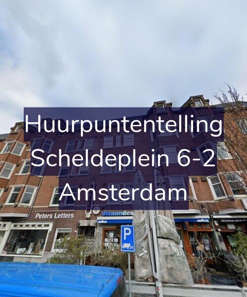 Foto gevel Huurpuntentelling voor Scheldeplein 6-2, Amsterdam