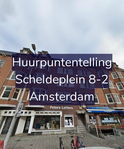 Foto gevel Huurpuntentelling voor Scheldeplein 8-2, Amsterdam