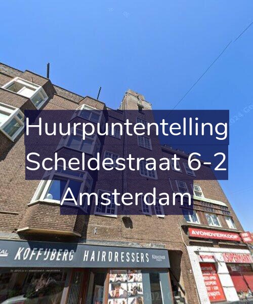 Foto gevel Huurpuntentelling voor Scheldestraat 6-2, Amsterdam