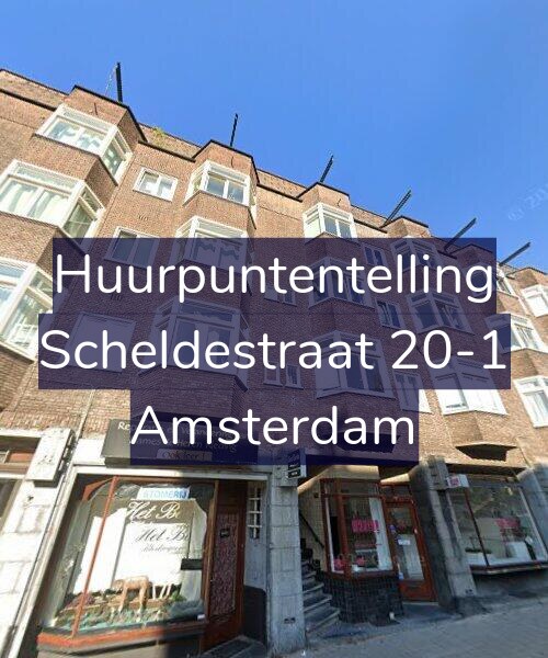 Foto gevel Huurpuntentelling voor Scheldestraat 20-1, Amsterdam