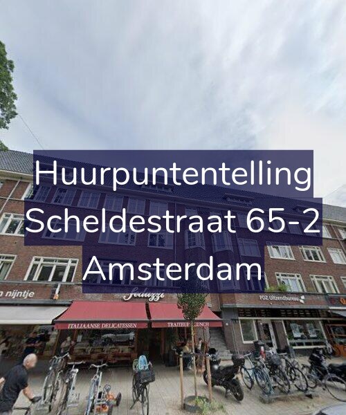 Foto gevel Huurpuntentelling voor Scheldestraat 65-2, Amsterdam