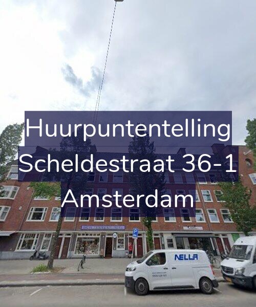 Foto gevel Huurpuntentelling voor Scheldestraat 36-1, Amsterdam