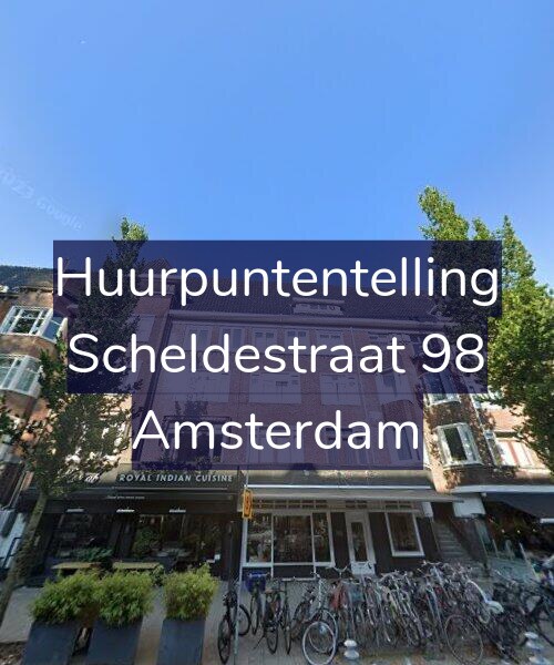 Foto gevel Huurpuntentelling voor Scheldestraat 98, Amsterdam