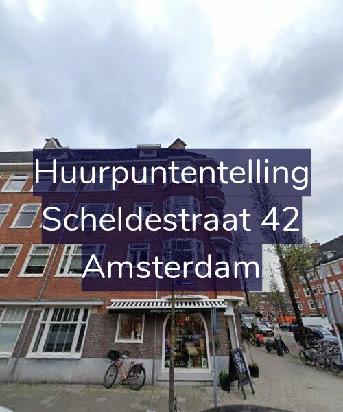 Foto gevel Huurpuntentelling voor Scheldestraat 42, Amsterdam
