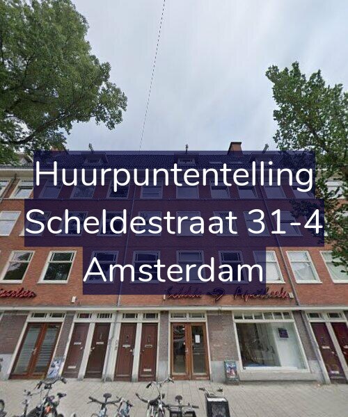 Foto gevel Huurpuntentelling voor Scheldestraat 31-4, Amsterdam
