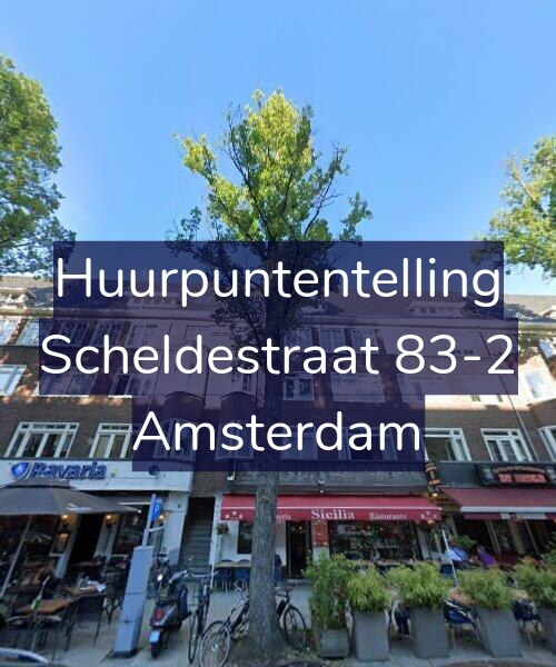 Foto gevel Huurpuntentelling voor Scheldestraat 83-2, Amsterdam