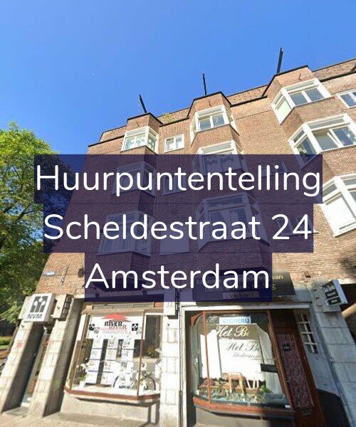 Foto gevel Huurpuntentelling voor Scheldestraat 24, Amsterdam