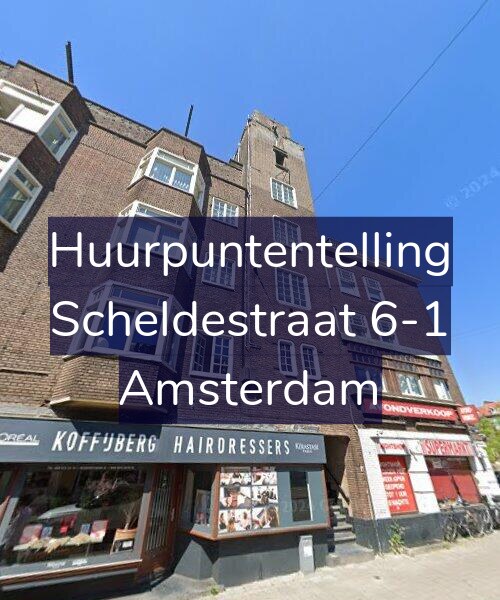 Foto gevel Huurpuntentelling voor Scheldestraat 6-1, Amsterdam