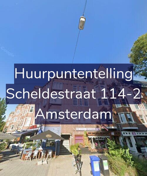 Foto gevel Huurpuntentelling voor Scheldestraat 114-2, Amsterdam