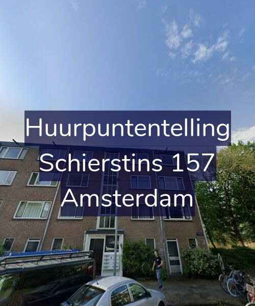 Foto gevel Huurpuntentelling voor Schierstins 157, Amsterdam
