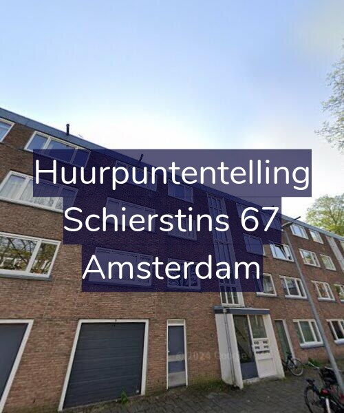 Foto gevel Huurpuntentelling voor Schierstins 67, Amsterdam