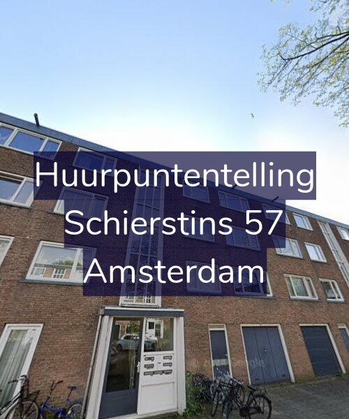 Foto gevel Huurpuntentelling voor Schierstins 57, Amsterdam
