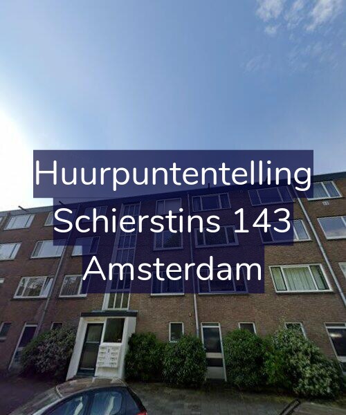 Foto gevel Huurpuntentelling voor Schierstins 143, Amsterdam