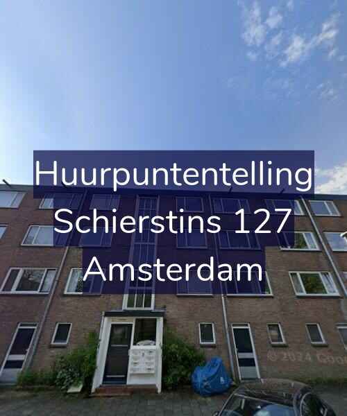 Foto gevel Huurpuntentelling voor Schierstins 127, Amsterdam