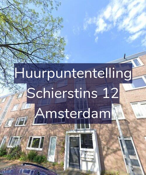 Foto gevel Huurpuntentelling voor Schierstins 12, Amsterdam