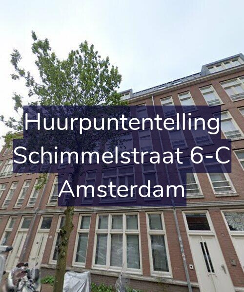 Foto gevel Huurpuntentelling voor Schimmelstraat 6-C, Amsterdam