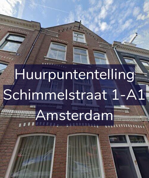 Foto gevel Huurpuntentelling voor Schimmelstraat 1-A1, Amsterdam