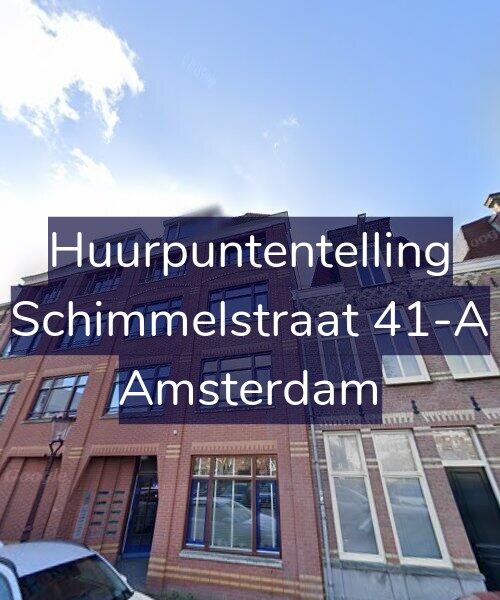 Foto gevel Huurpuntentelling voor Schimmelstraat 41-A, Amsterdam