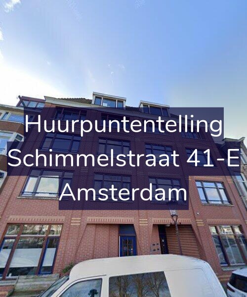 Foto gevel Huurpuntentelling voor Schimmelstraat 41-E, Amsterdam