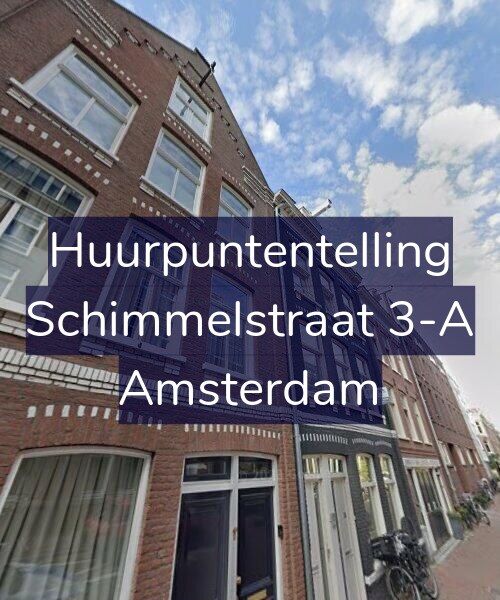 Foto gevel Huurpuntentelling voor Schimmelstraat 3-A, Amsterdam