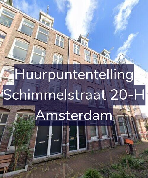 Foto gevel Huurpuntentelling voor Schimmelstraat 20-H, Amsterdam