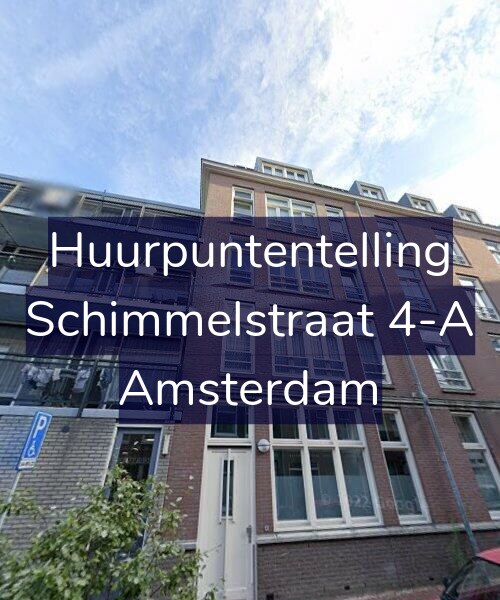 Foto gevel Huurpuntentelling voor Schimmelstraat 4-A, Amsterdam