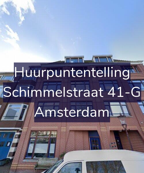 Foto gevel Huurpuntentelling voor Schimmelstraat 41-G, Amsterdam