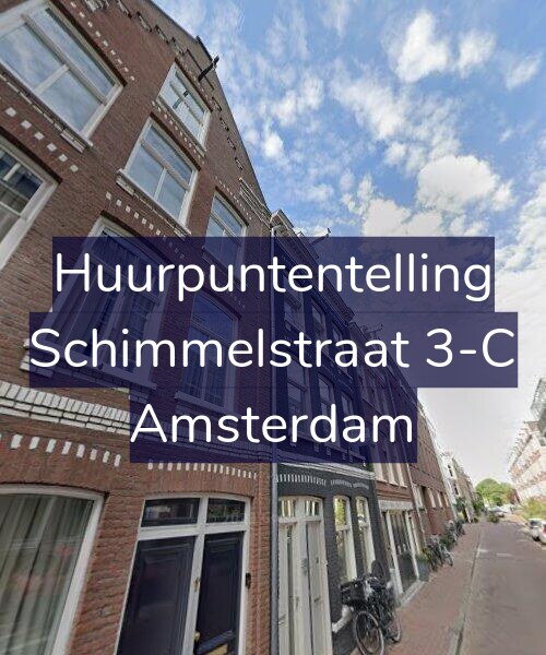 Foto gevel Huurpuntentelling voor Schimmelstraat 3-C, Amsterdam