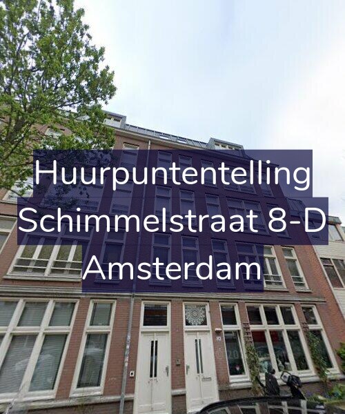 Foto gevel Huurpuntentelling voor Schimmelstraat 8-D, Amsterdam