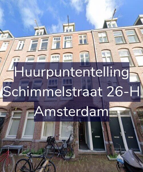 Foto gevel Huurpuntentelling voor Schimmelstraat 26-H, Amsterdam