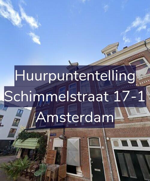 Foto gevel Huurpuntentelling voor Schimmelstraat 17-1, Amsterdam