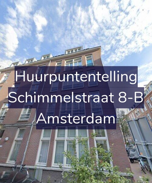 Foto gevel Huurpuntentelling voor Schimmelstraat 8-B, Amsterdam