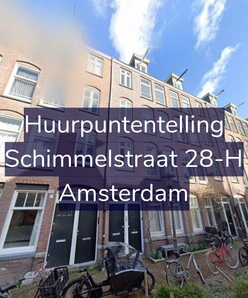 Foto gevel Huurpuntentelling voor Schimmelstraat 28-H, Amsterdam