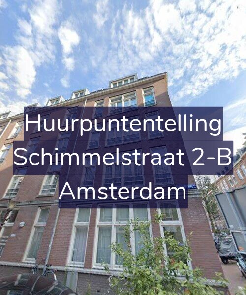 Foto gevel Huurpuntentelling voor Schimmelstraat 2-B, Amsterdam