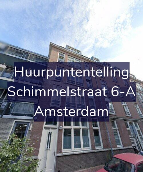 Foto gevel Huurpuntentelling voor Schimmelstraat 6-A, Amsterdam