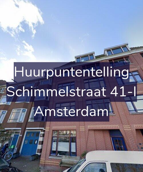 Foto gevel Huurpuntentelling voor Schimmelstraat 41-I, Amsterdam
