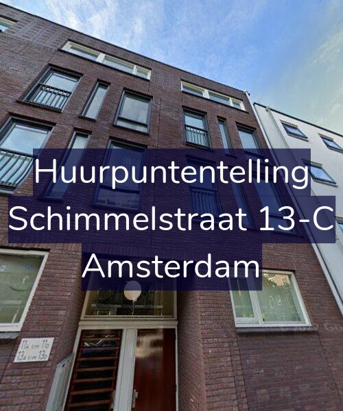 Foto gevel Huurpuntentelling voor Schimmelstraat 13-C, Amsterdam