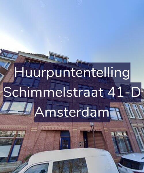 Foto gevel Huurpuntentelling voor Schimmelstraat 41-D, Amsterdam