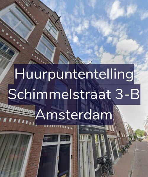 Foto gevel Huurpuntentelling voor Schimmelstraat 3-B, Amsterdam