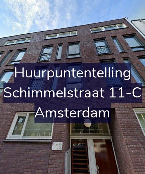 Foto gevel Huurpuntentelling voor Schimmelstraat 11-C, Amsterdam