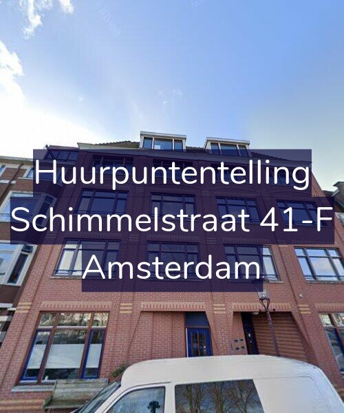 Foto gevel Huurpuntentelling voor Schimmelstraat 41-F, Amsterdam